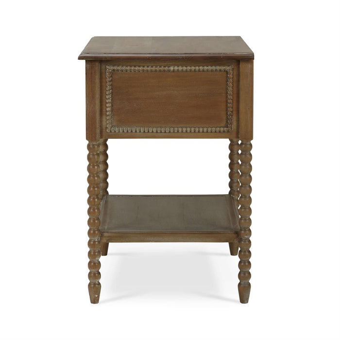 Bramble - Cholet Bedside Table in Straw Wash - 27913STW----- - GreatFurnitureDeal