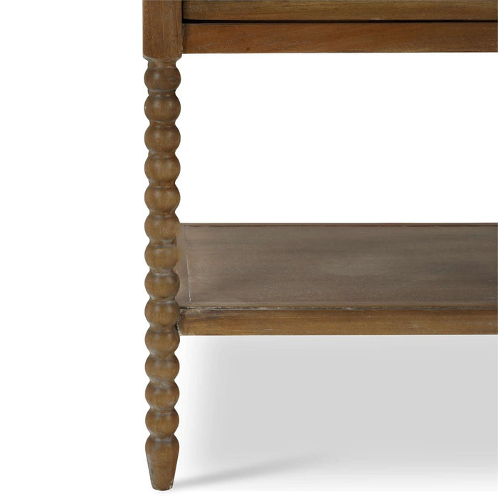 Bramble - Cholet Bedside Table in Straw Wash - 27913STW----- - GreatFurnitureDeal