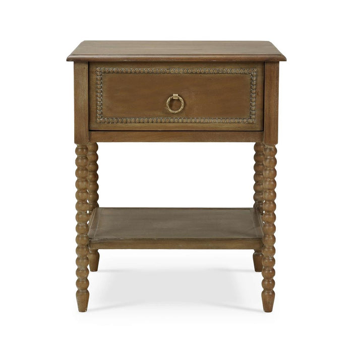 Bramble - Cholet Bedside Table in Straw Wash - 27913STW----- - GreatFurnitureDeal