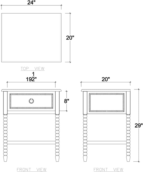 Bramble - Cholet Bedside - BR-27913 - GreatFurnitureDeal