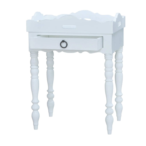 Bramble - Cognac Side Table w/ Tray - US-WS-27920WHD----LDT - GreatFurnitureDeal