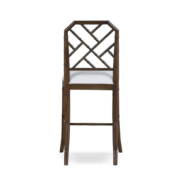 Bramble - Martinique Counter Stool in Walnut w/ Arctic White Performance Fabric (Set of 2) - 27921WLTSF204----