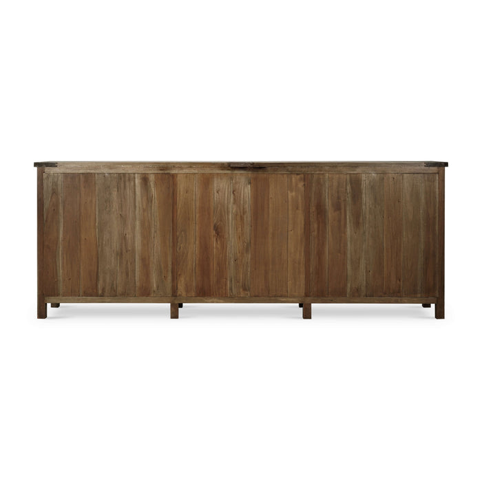 Bramble - Madrone 6 Door Sideboard In Straw Wash & White Harvest - BR-27922STW-WHD---