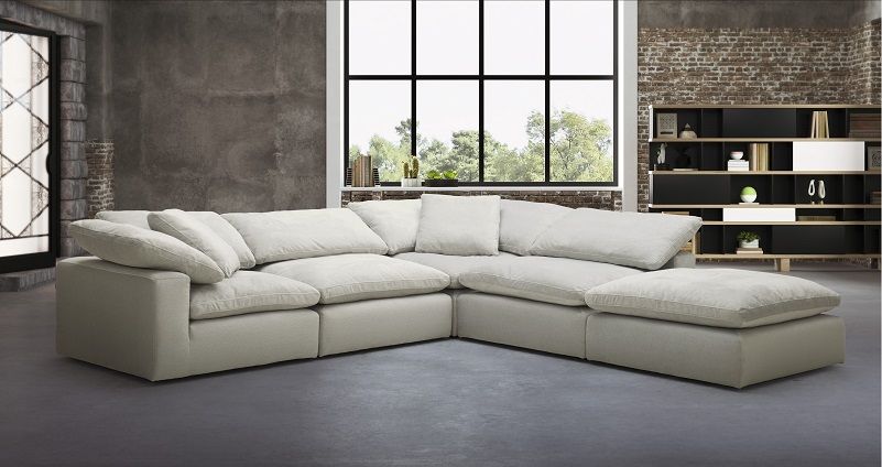 VIG Furniture - Divani Casa Unity Modern White L- Shaped Reversible Sectional Sofa - VGKK-2792-WHT-SECT - GreatFurnitureDeal