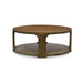 Bramble - Corte Round Coffee Table in Straw Wash - 27936STW----- - GreatFurnitureDeal