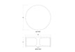 Bramble - Corte Round Coffee Table in Straw Wash - 27936STW----- - GreatFurnitureDeal