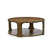 Bramble - Corte Round Coffee Table in Straw Wash - 27936STW----- - GreatFurnitureDeal