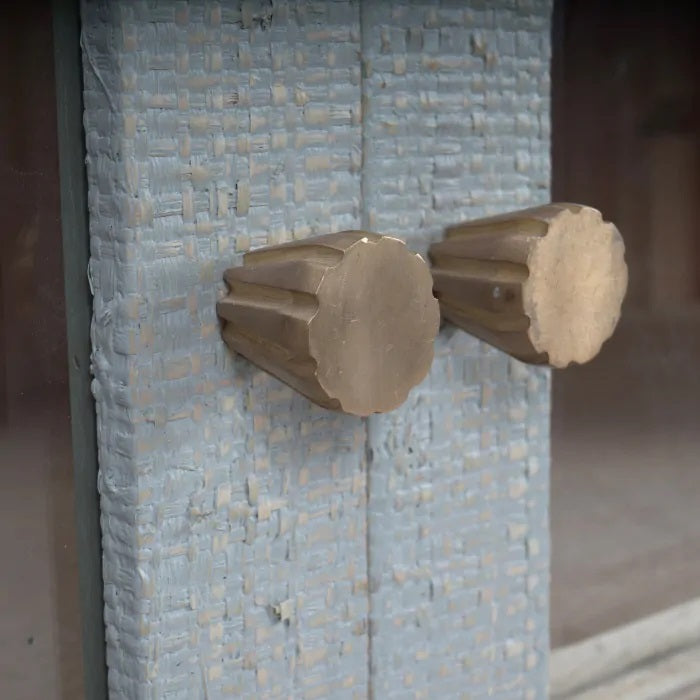 Bramble - Kagu 2 Doors Sideboard w/ Raffia - 27938RFPB-DRW - GreatFurnitureDeal