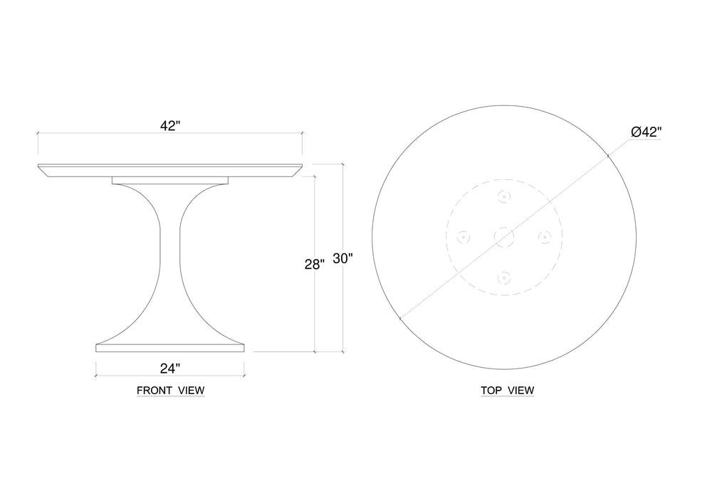 Bramble - Pierre Bistro Table - BR-27940 - GreatFurnitureDeal