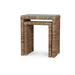 Bramble - Tuscan Rush Nesting Table Set 2 w/ Tempered Glass - BR-27951 - GreatFurnitureDeal