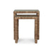 Bramble - Tuscan Rush Nesting Table Set 2 w/ Tempered Glass - BR-27951 - GreatFurnitureDeal