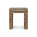 Bramble - Tuscan Rush Nesting Table Set 2 w/ Tempered Glass - BR-27951------ - GreatFurnitureDeal