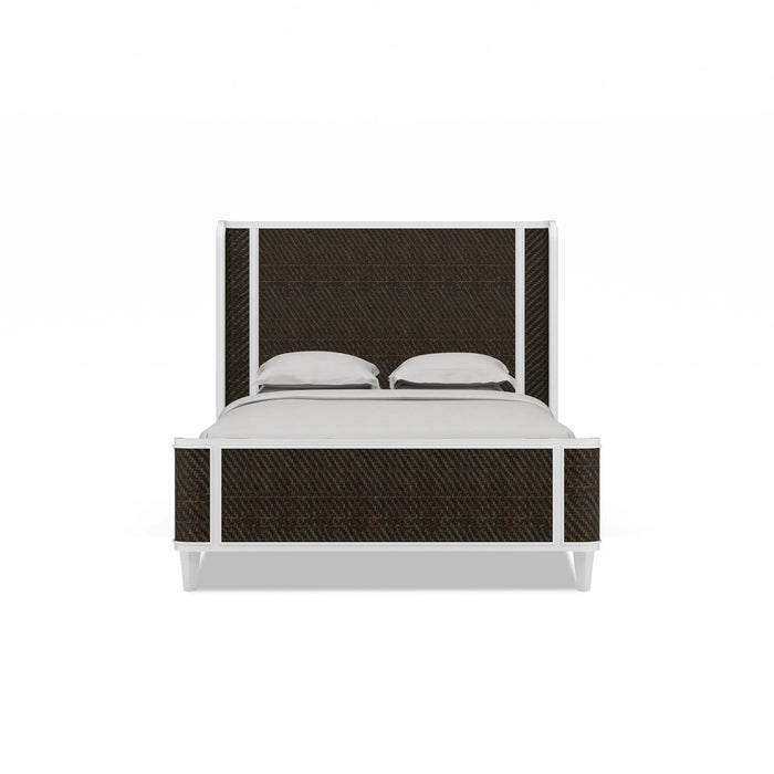 Bramble - Lexington Bed w/ Bamboo Queen - Mahogany - BR-27963 - GreatFurnitureDeal