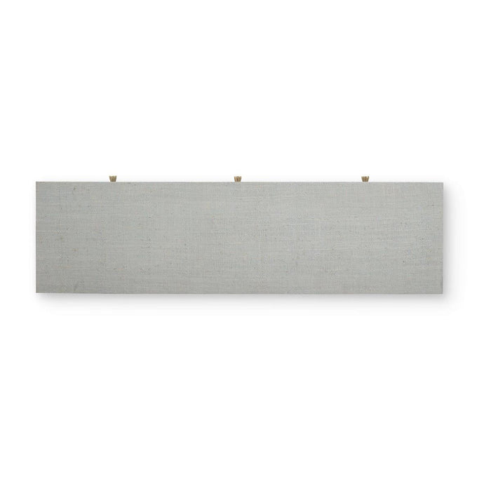 Bramble - Kagu Console Table Wrapped in Pale Blue Washed Raffia - 27969RFPB-----