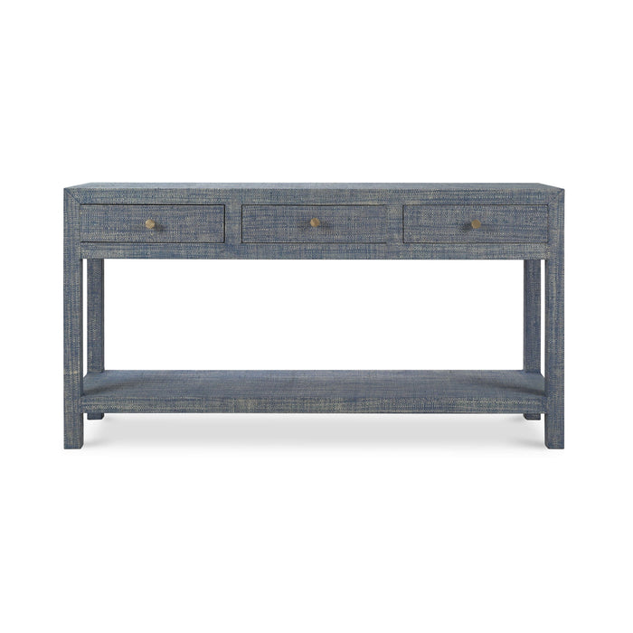 Bramble - Kagu Console Table w/ Raffia - BR-27969 - GreatFurnitureDeal