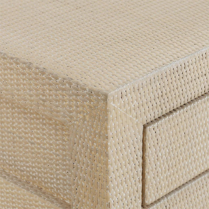 Bramble - Kagu End Table Wrapped in Sandbar Rattan - 27974RSNB-----