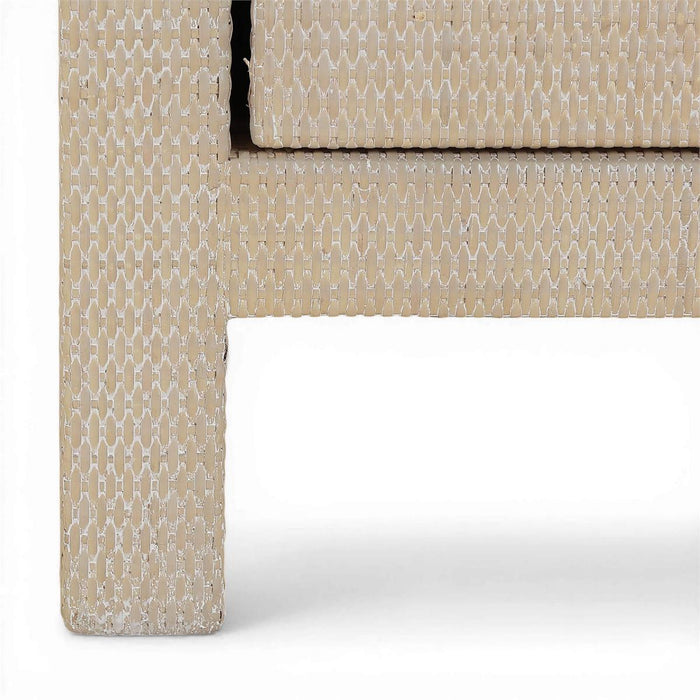Bramble - Kagu End Table Wrapped in Sandbar Rattan - 27974RSNB-----