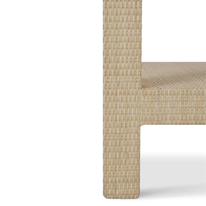 Bramble - Kagu Console Table Wrapped in Rattan Natural - 27975RNAT----- - GreatFurnitureDeal
