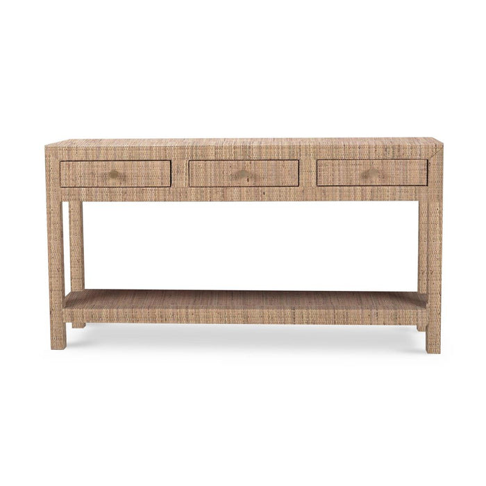 Bramble - Kagu Console Table Wrapped in Rattan Natural - 27975RNAT-----