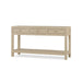 Bramble - Kagu Console Table Wrapped in Rattan Natural - 27975RNAT----- - GreatFurnitureDeal