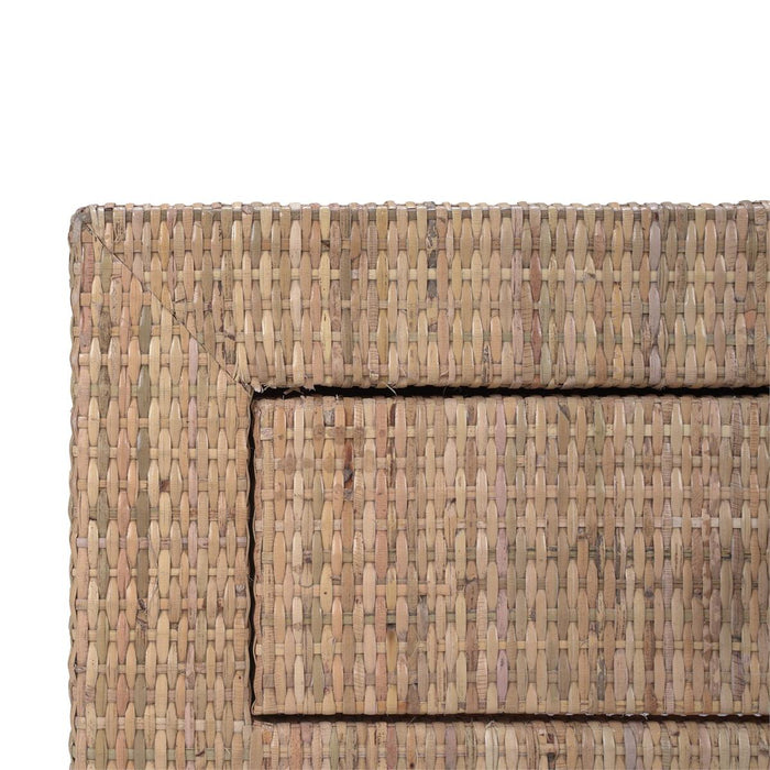 Bramble - Kagu 6 Drawer Coffee Table Wrapped in Rattan Natural - 27976RNAT-----