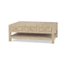 Bramble - Kagu 6 Drawer Coffee Table Wrapped in Rattan Natural - 27976RNAT----- - GreatFurnitureDeal