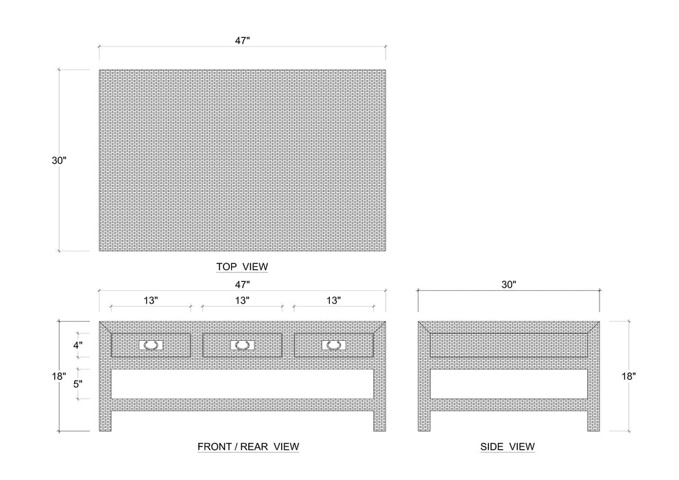 Bramble - Kagu 6 Drawer Coffee Table In Rattan Natural - 27976RNAT----- - GreatFurnitureDeal