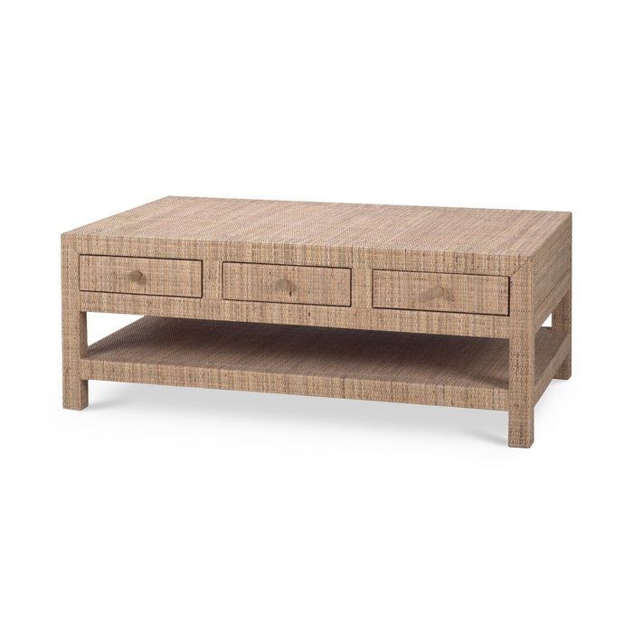 Bramble - Kagu 6 Drawer Coffee Table In Rattan Natural - 27976RNAT----- - GreatFurnitureDeal