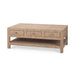 Bramble - Kagu 6 Drawer Coffee Table In Rattan Natural - 27976RNAT----- - GreatFurnitureDeal