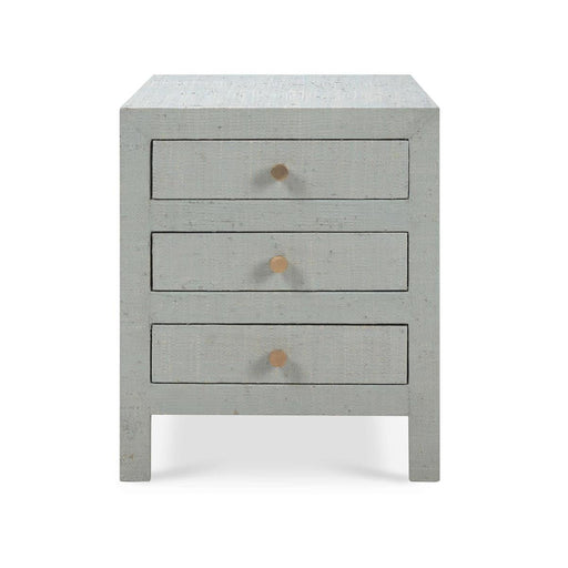 Bramble - Kagu End Table in Pale Blue Washed Raffia - 27979RFPB----- - GreatFurnitureDeal