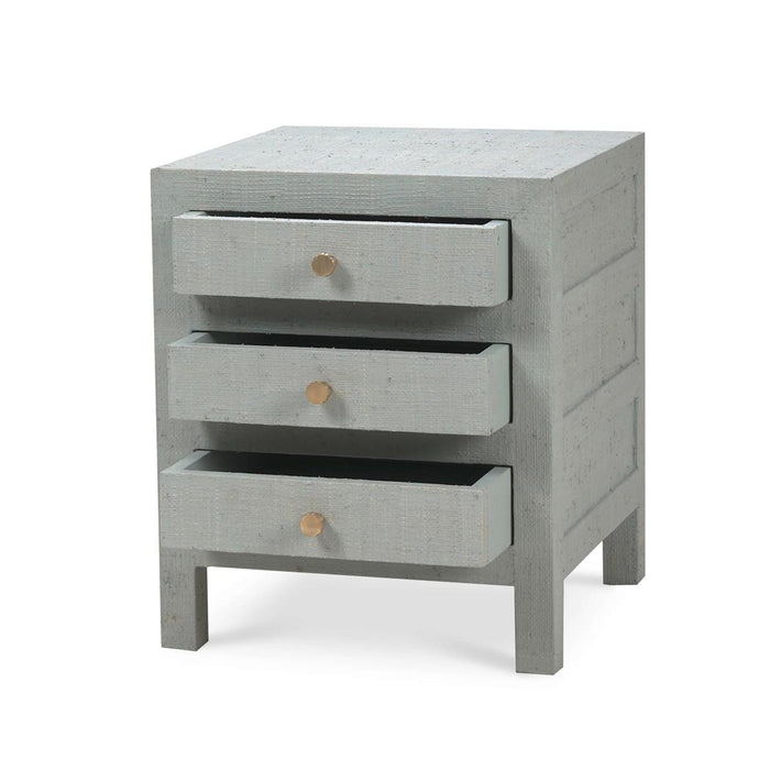 Bramble - Kagu End Table in Pale Blue Washed Raffia - 27979RFPB----- - GreatFurnitureDeal