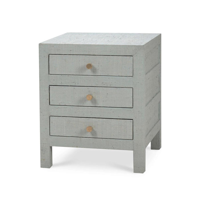 Bramble - Kagu End Table in Pale Blue Washed Raffia - 27979RFPB----- - GreatFurnitureDeal