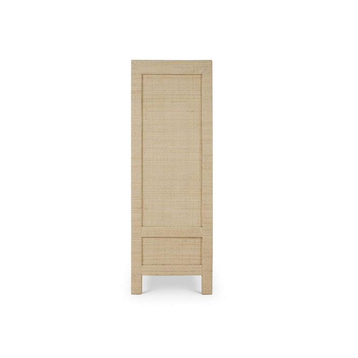 Bramble - Kagu 2 Doors Sideboard Wrapped in Natural Rattan w/ True White Interior - 27996RNAT-TRW---