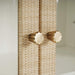 Bramble - Kagu 2 Doors Sideboard Wrapped in Natural Rattan w/ True White Interior - 27996RNAT-TRW--- - GreatFurnitureDeal