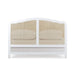 Bramble - Covington King Bed in Architectural White w/ Rattan Natural - 28025HRW-RNAT--LDT - GreatFurnitureDeal