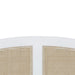 Bramble - Covington King Bed in Architectural White w/ Rattan Natural - 28025HRW-RNAT--LDT - GreatFurnitureDeal