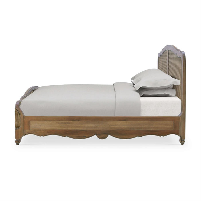 Bramble - Covington King Bed in Straw Wash w/ Rattan Glaze - 28025STW-RGZE---