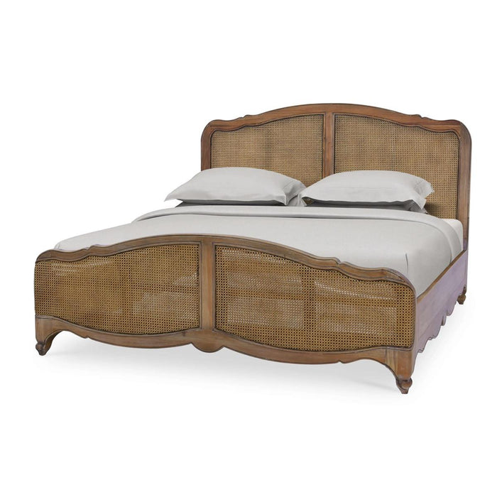 Bramble - Covington King Bed in Straw Wash w/ Rattan Glaze - 28025STW-RGZE---