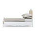 Bramble - Covington Queen Bed in Architectural White w/ Rattan Natural - 28026HRW-RNAT--LDT - GreatFurnitureDeal