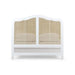 Bramble - Covington Queen Bed in Architectural White w/ Rattan Natural - 28026HRW-RNAT--LDT - GreatFurnitureDeal