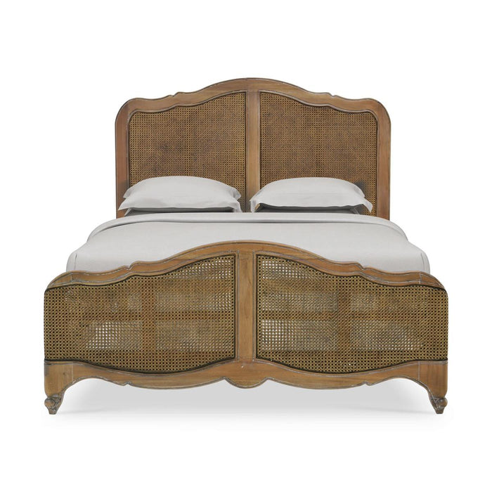 Bramble - Covington Queen Bed in Straw Wash w/ Rattan Glaze - 28026STW-RGZE---