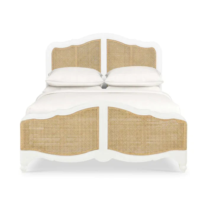 Bramble - Covington Rattan Queen Bed - 28026HRW-RNAT--LDT - GreatFurnitureDeal