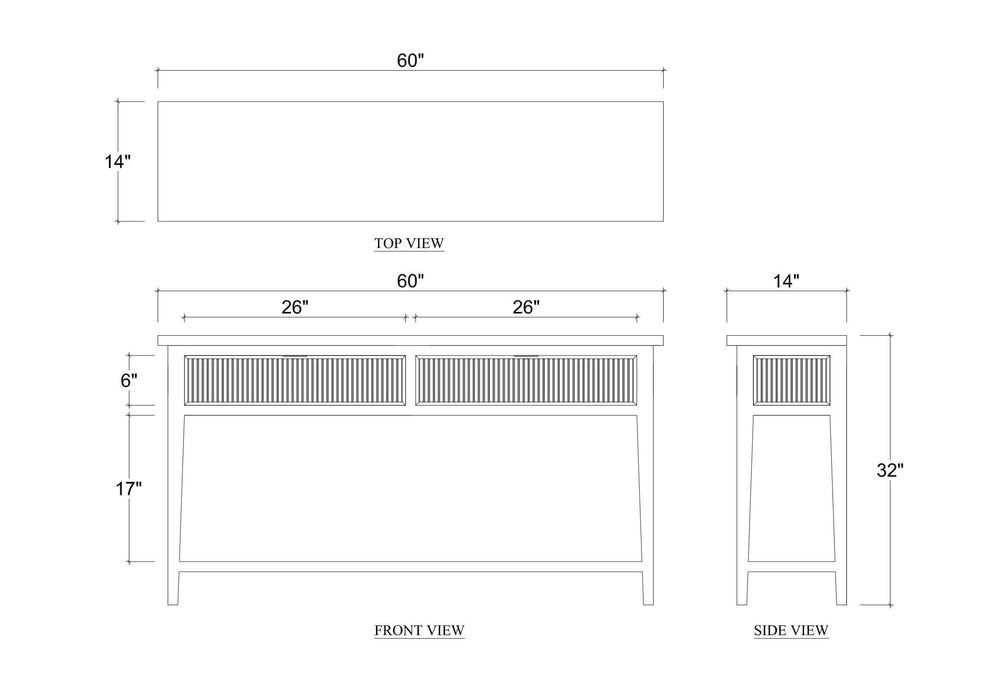 Bramble - Kraton Console Table - BR-28046 - GreatFurnitureDeal