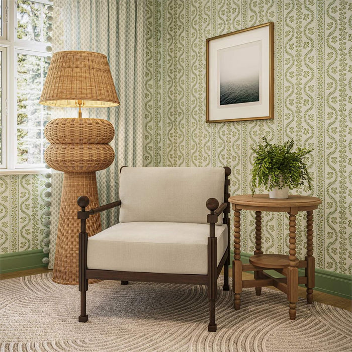 Bramble - Cholet Round Side Table in Fruitwood - 28047FRW----- - GreatFurnitureDeal