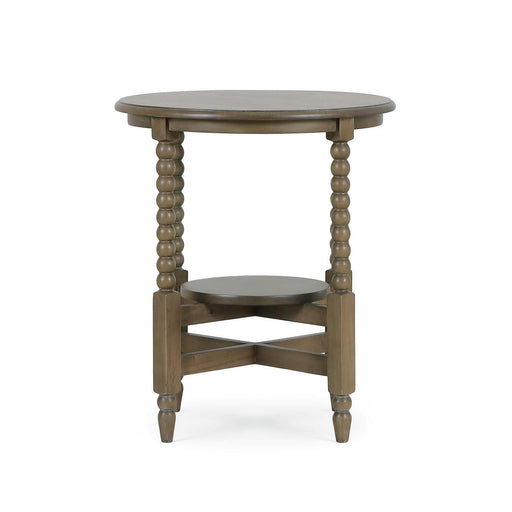 Bramble - Cholet Round Side Table in Straw Wash - 28047STW----- - GreatFurnitureDeal