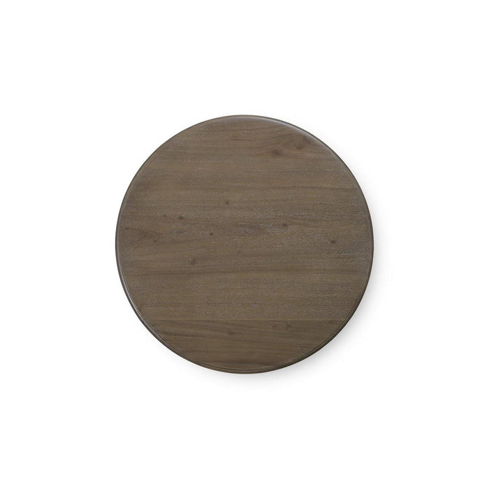 Bramble - Cholet Round Side Table in Straw Wash - 28047STW----- - GreatFurnitureDeal