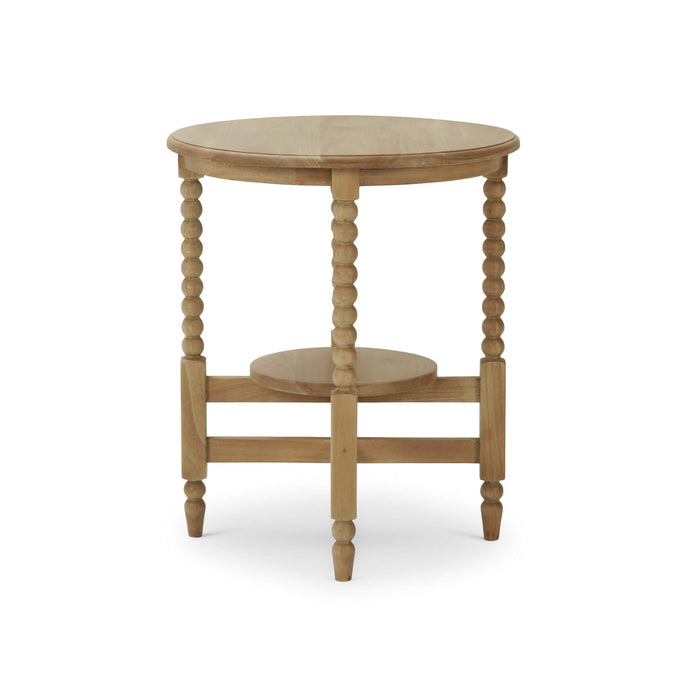 Bramble - Cholet Round Side Table in Fruitwood - 28047FRW----- - GreatFurnitureDeal