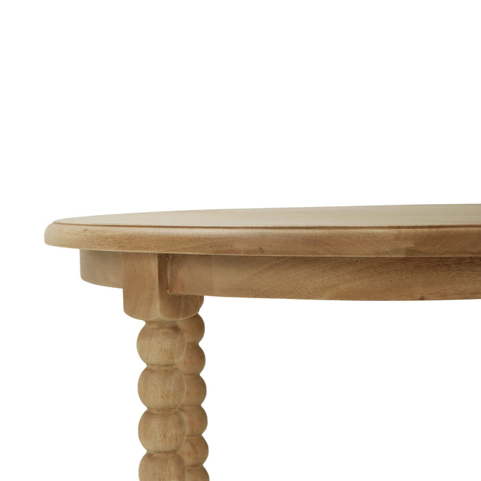 Bramble - Cholet Round Side Table in Fruitwood - 28047FRW----- - GreatFurnitureDeal