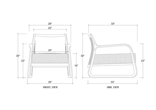 Bramble - Manado Lounge Chair - BR-28057 - GreatFurnitureDeal