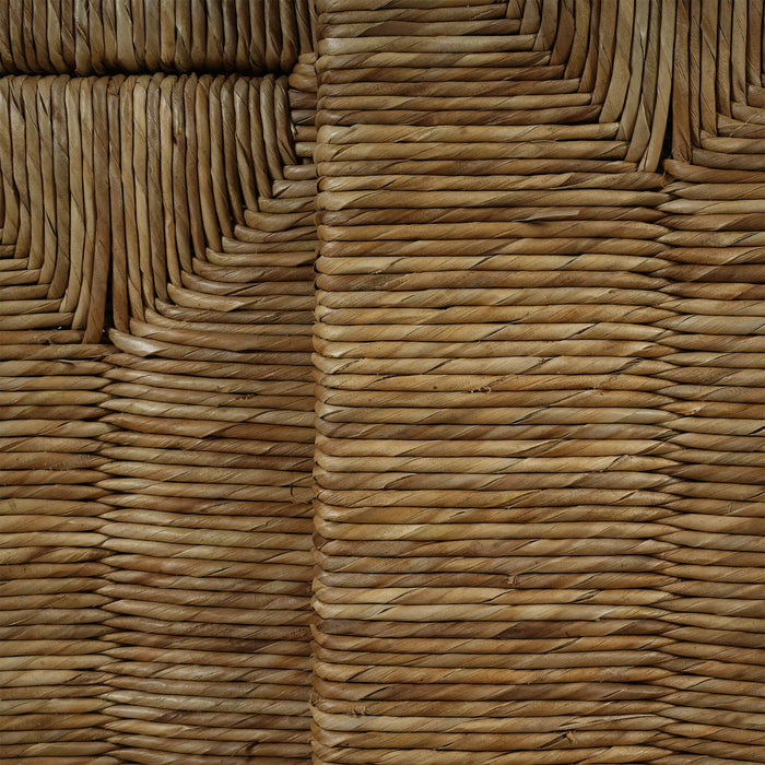 Bramble - Tuscan Rush Nesting Console w/ Tempered Glass - BR-28065 - GreatFurnitureDeal